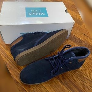 CALL IT SPRING/ SUEDE/Color:BLUE/ US SIZE: 9